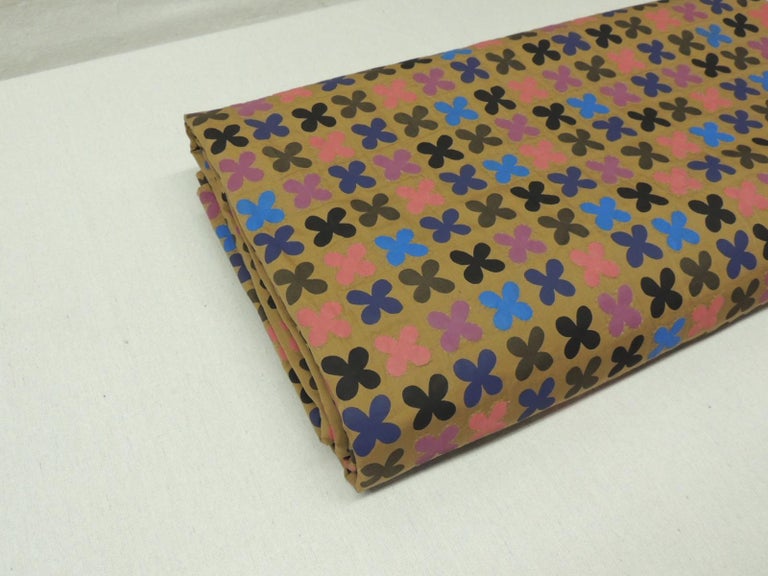 Vintage Japanese Multi-Color Quilted Blanket 5