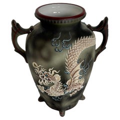 Vintage Japanese Noritake Hand Painted Moriage Dragonware Vase