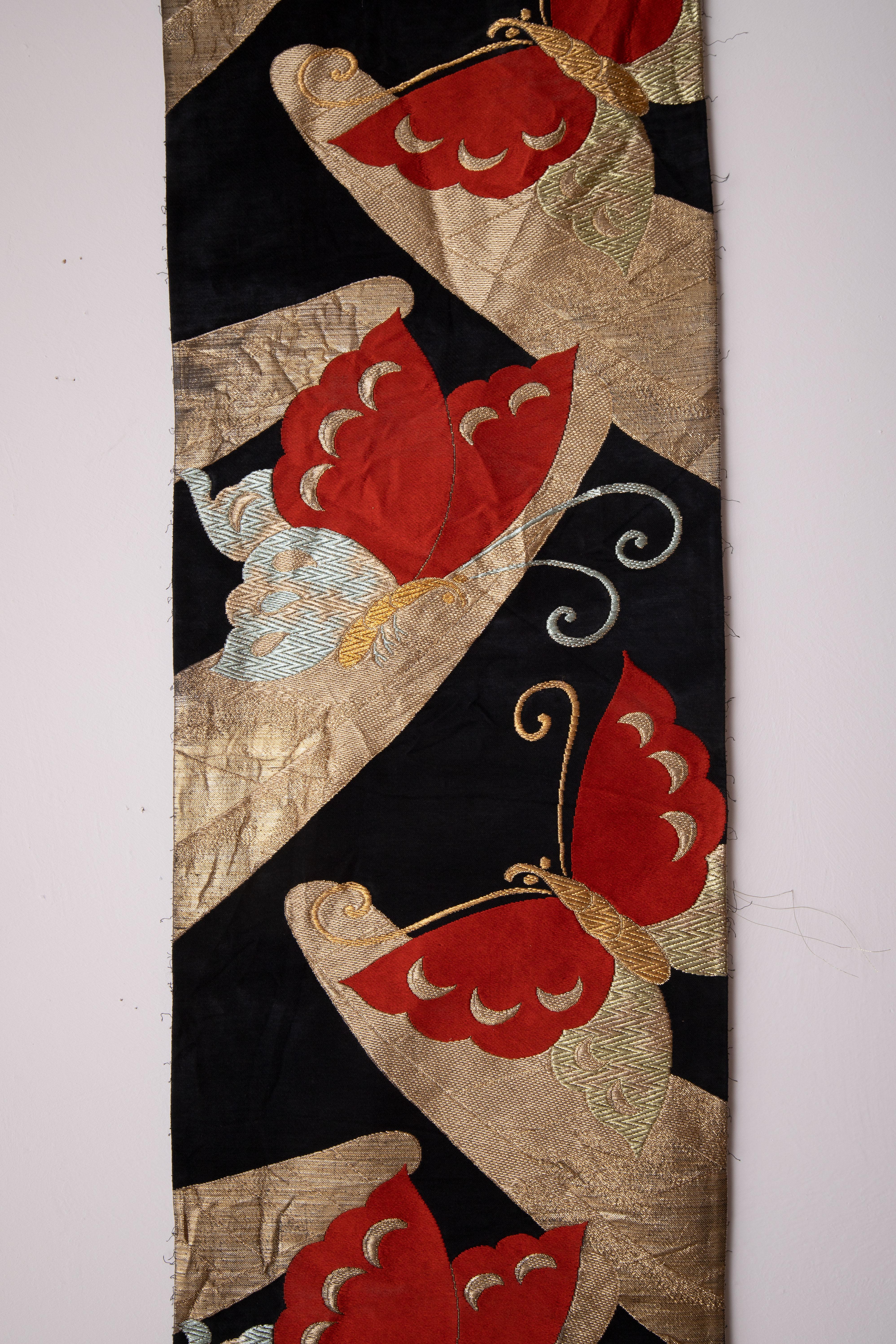 Vintage Japanese Obi Textile, Mid 20th C In Good Condition For Sale In Istanbul, TR