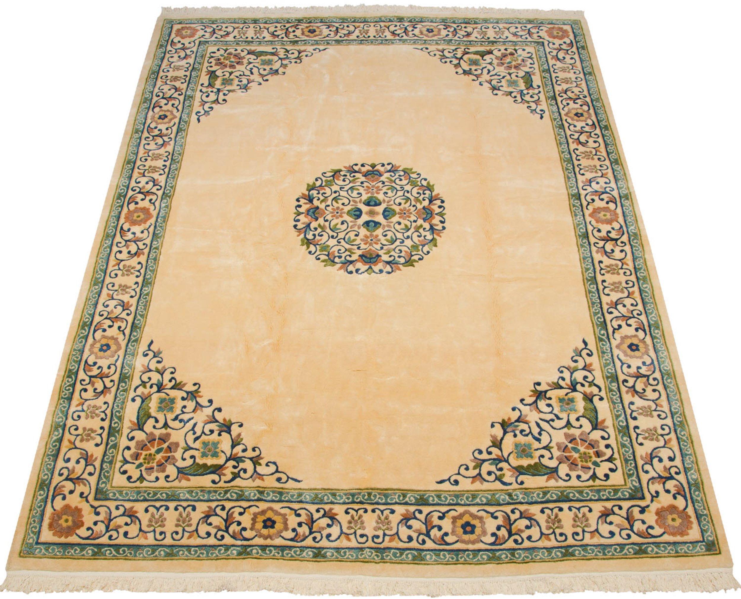 Giapponese Tappeto giapponese d'epoca dal design pechinese in vendita