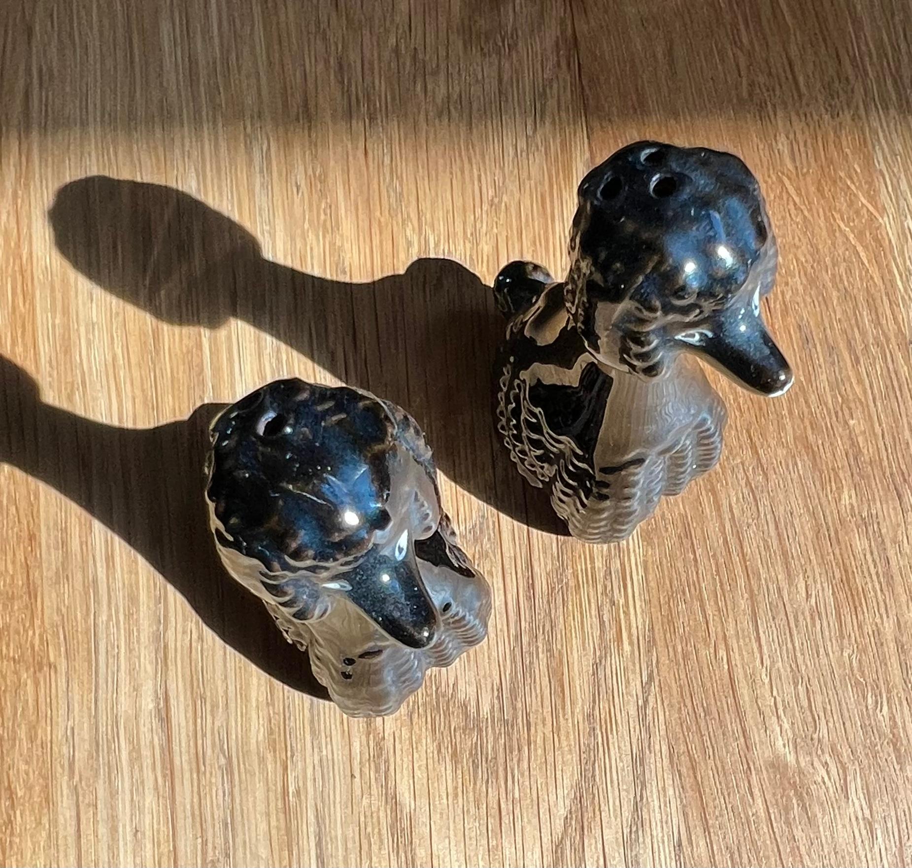 Vintage Japanese poodle salt and pepper shakers, 1950s 3