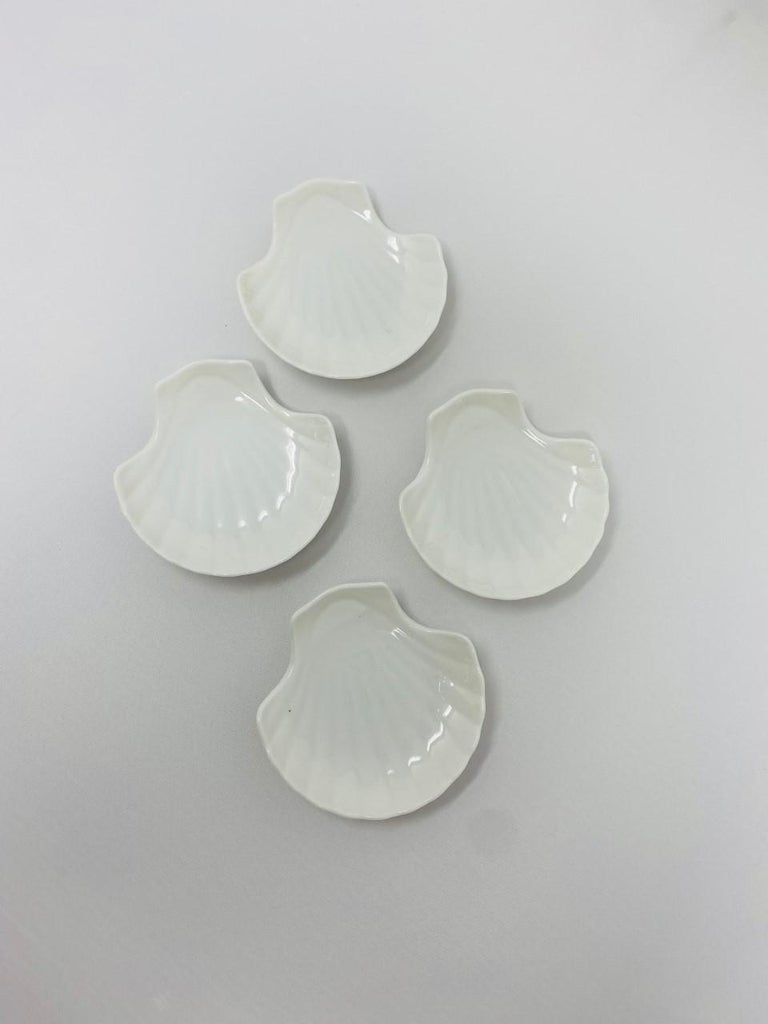 Vintage Japanese Porcelain Appetizer Plates 'Set of 4' Mid Century For