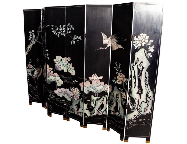 Vintage Japanese Screen Room Divider at 1stDibs japanese wall divider