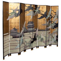 Vintage Japanese Screen Room Divider