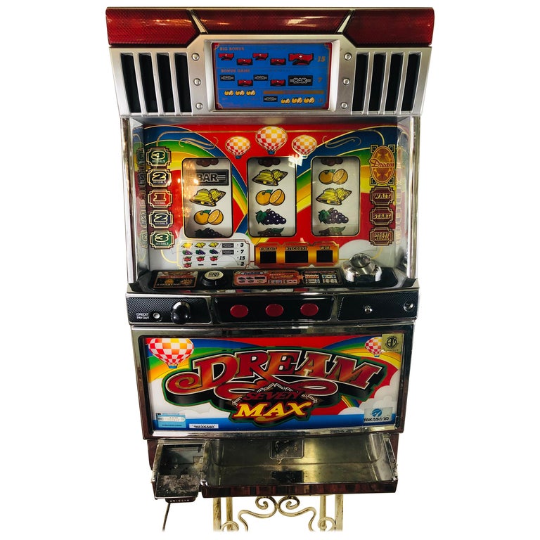 Worden Ga terug intellectueel Vintage Japanese Slot Machine with Tokens For Sale at 1stDibs
