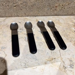 Vintage Japanese Stainless Flatware Fork Spoon Set Eight