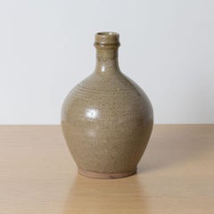 Vintage Japanese Stoneware Tokkuri Bottle