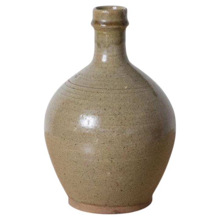 Vintage Japanese Stoneware Tokkuri Bottle