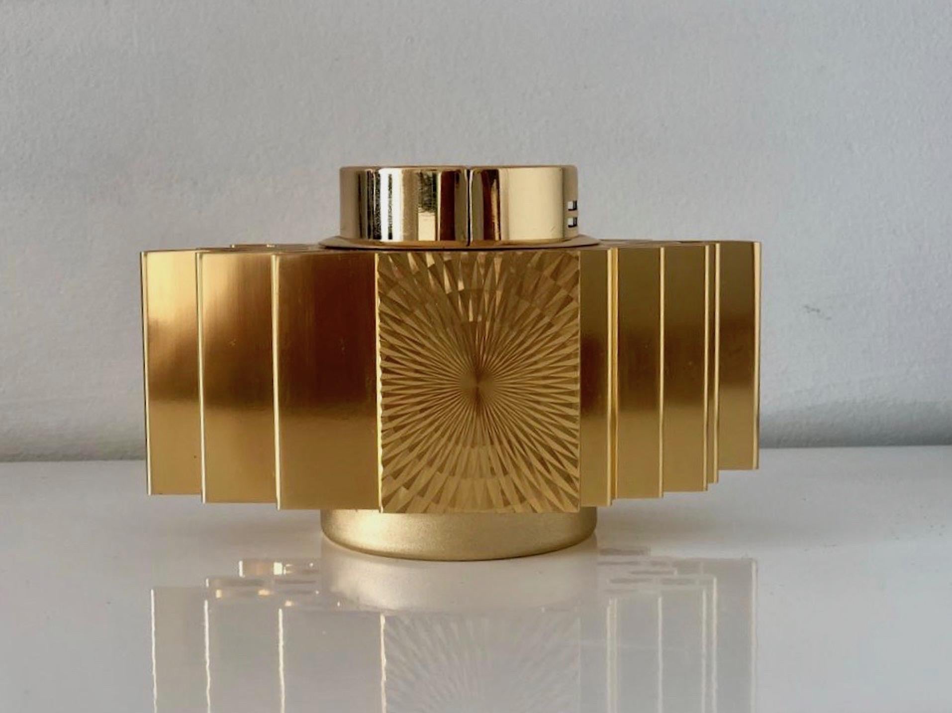 Aluminium Briquet de table japonais vintage par Sarome:: années 1960