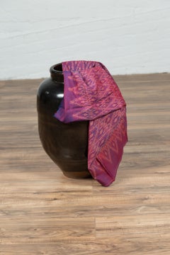 Vintage Japanese Taisho Period Black Water Jug from the Early 20th Century