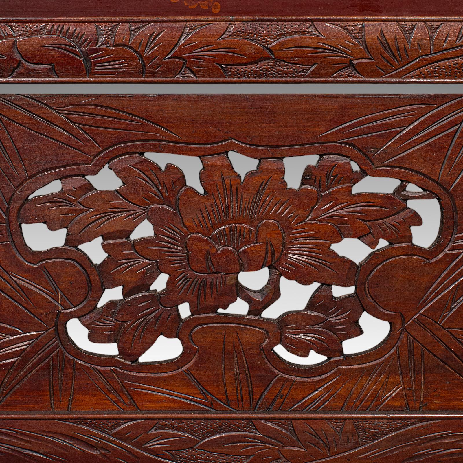 Vintage Japanese Two-Panel Privacy Screen, Art Deco, Room Divider, Circa 1940 For Sale 6