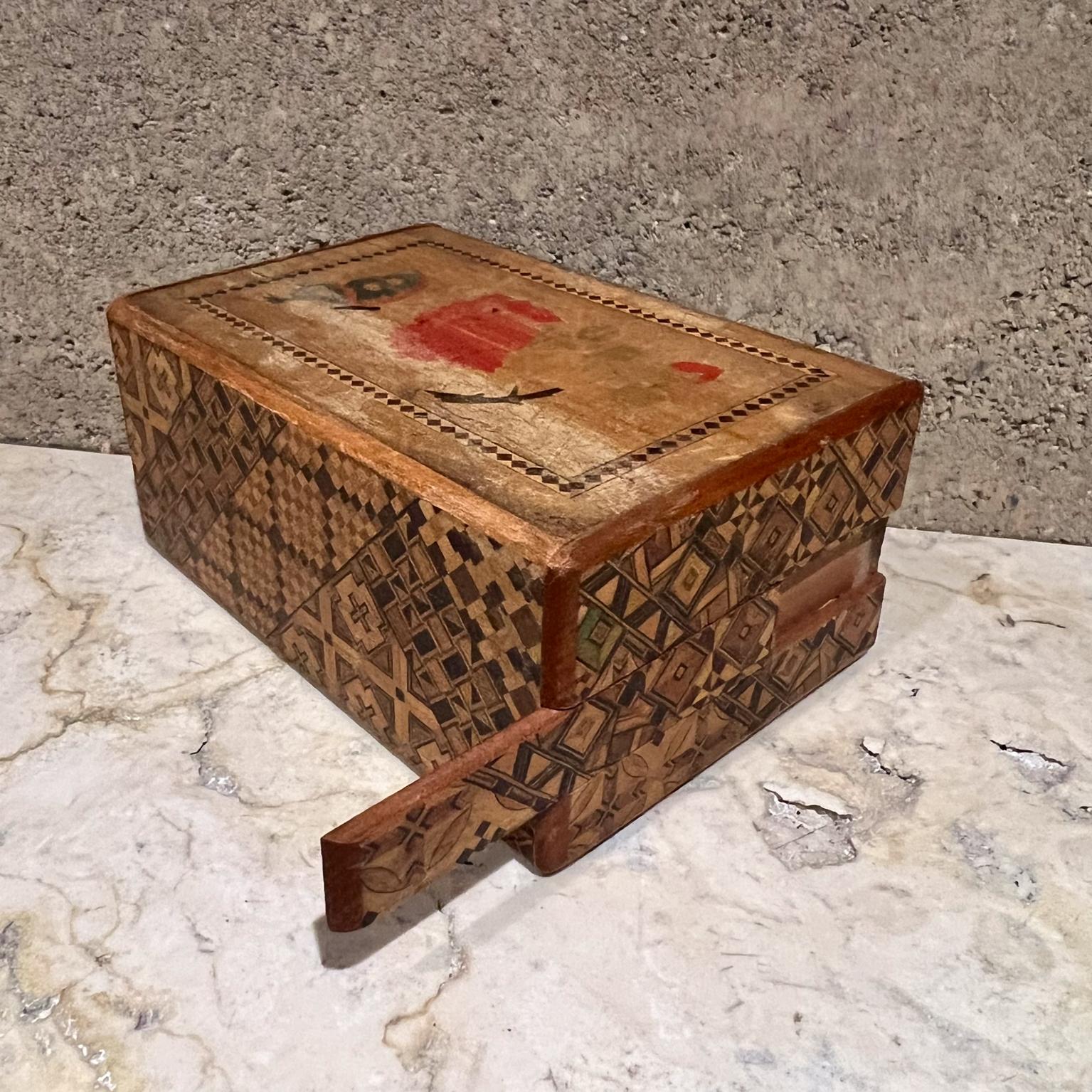Vintage Japanese Wood Himitsu Bako Puzzle Box 6