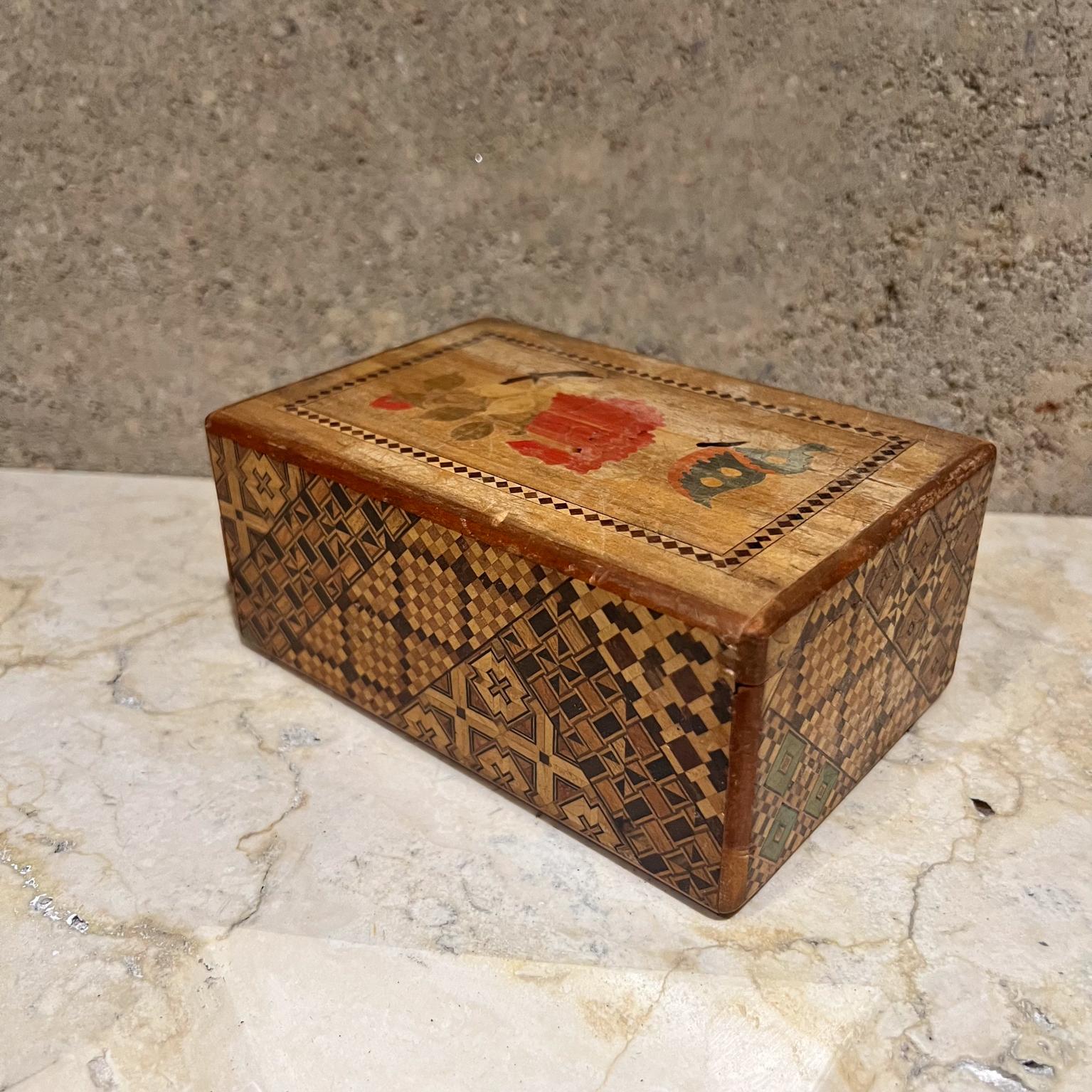 20th Century Vintage Japanese Wood Himitsu Bako Puzzle Box