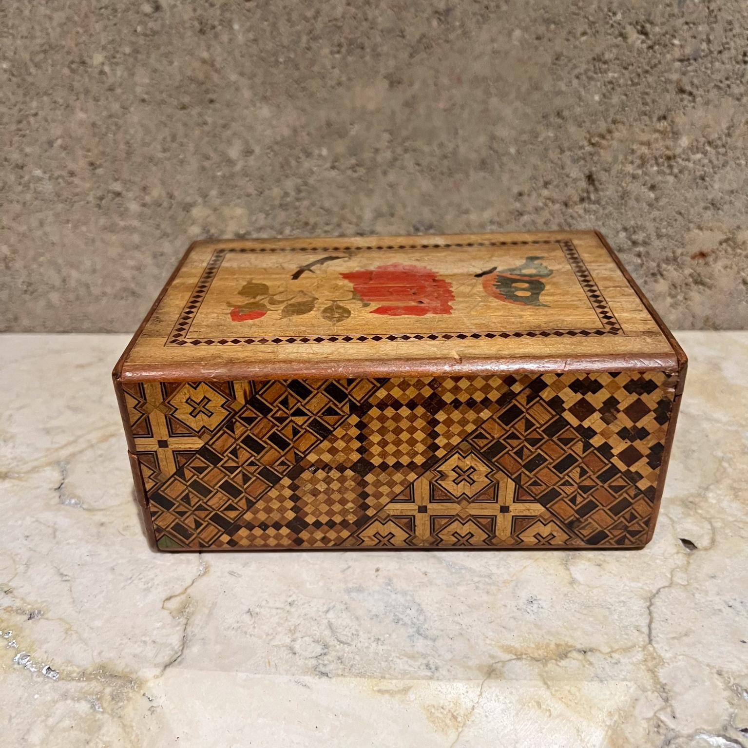 Vintage Japanese Wood Himitsu Bako Puzzle Box 1