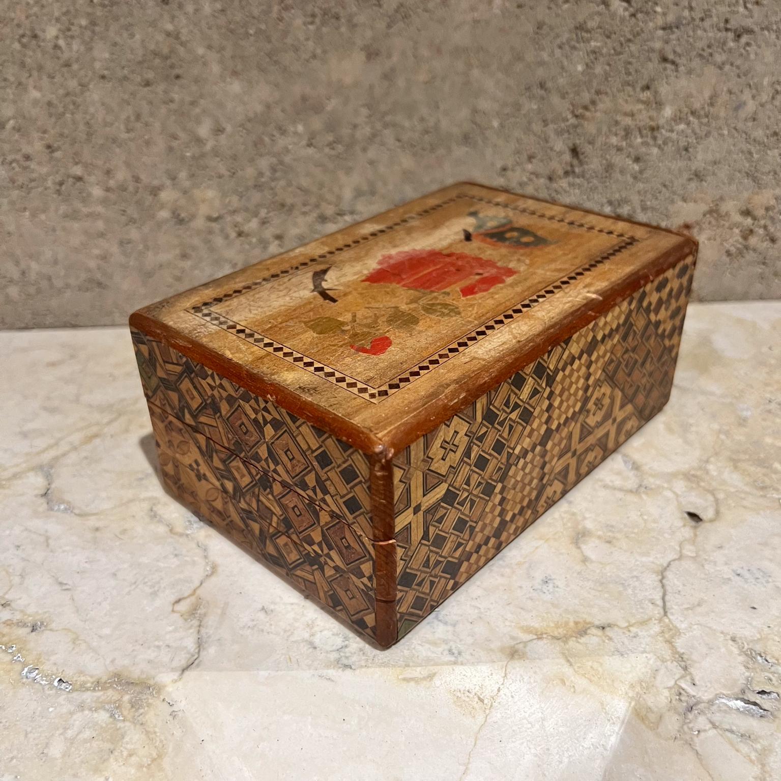 Vintage Japanese Wood Himitsu Bako Puzzle Box 2