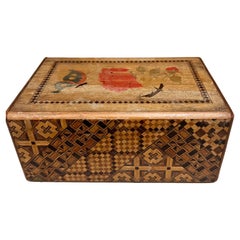 Vintage Japanese Wood Himitsu Bako Puzzle Box