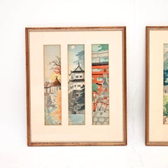 Vintage Japanese Woodblock Prints by Tokuriki Tomichiro