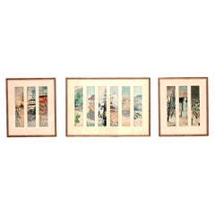Vintage Japanese Woodblock Prints by Tokuriki Tomichiro