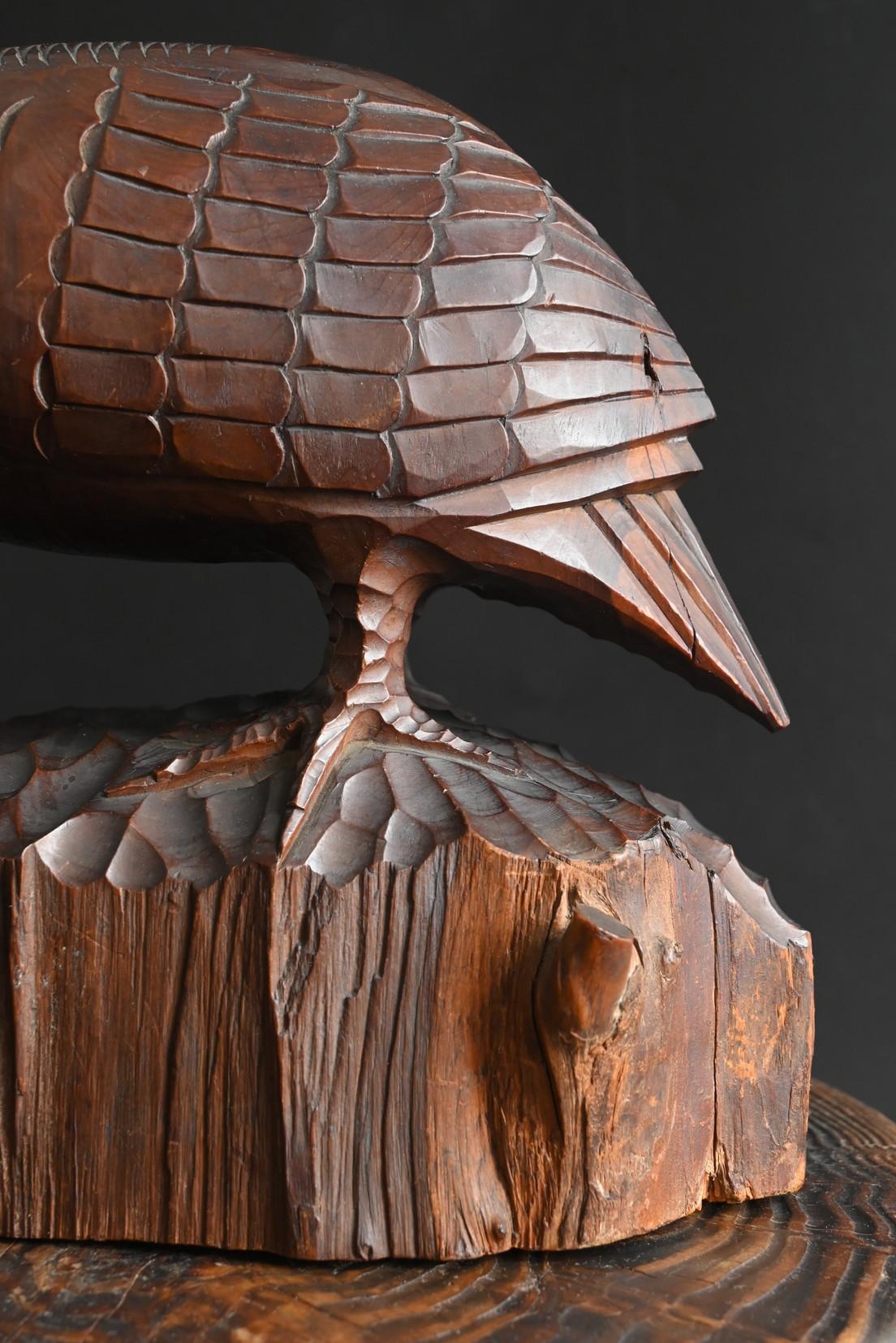 Statuetta giapponese d'epoca in legno di pernice bianca / Realizzata nel 1967 / Epoca Showa in vendita 4