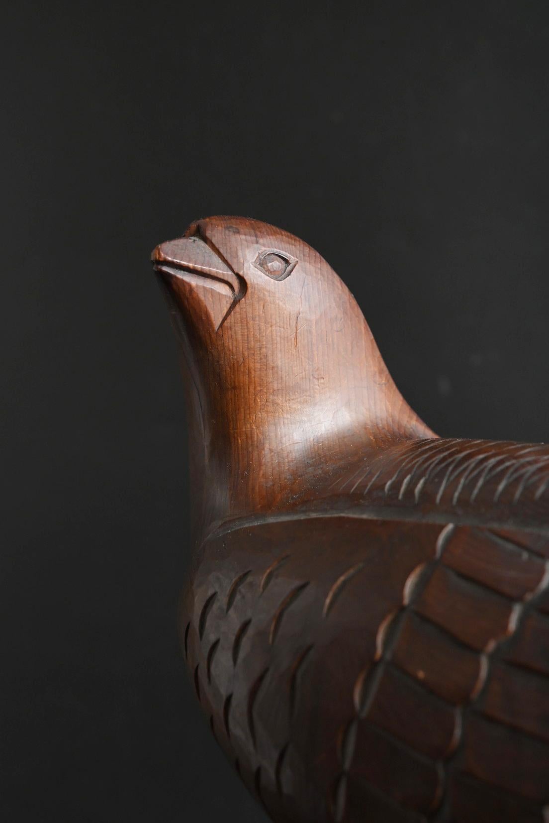 Statuetta giapponese d'epoca in legno di pernice bianca / Realizzata nel 1967 / Epoca Showa in vendita 2