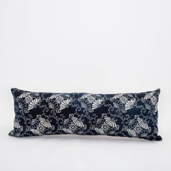 Vintage Japenese Batik Lumbar Pillow Case