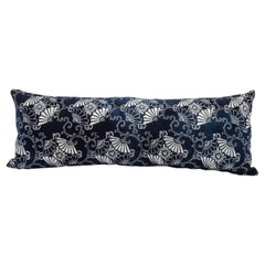 Vintage Japenese Batik Lumbar Pillow Case