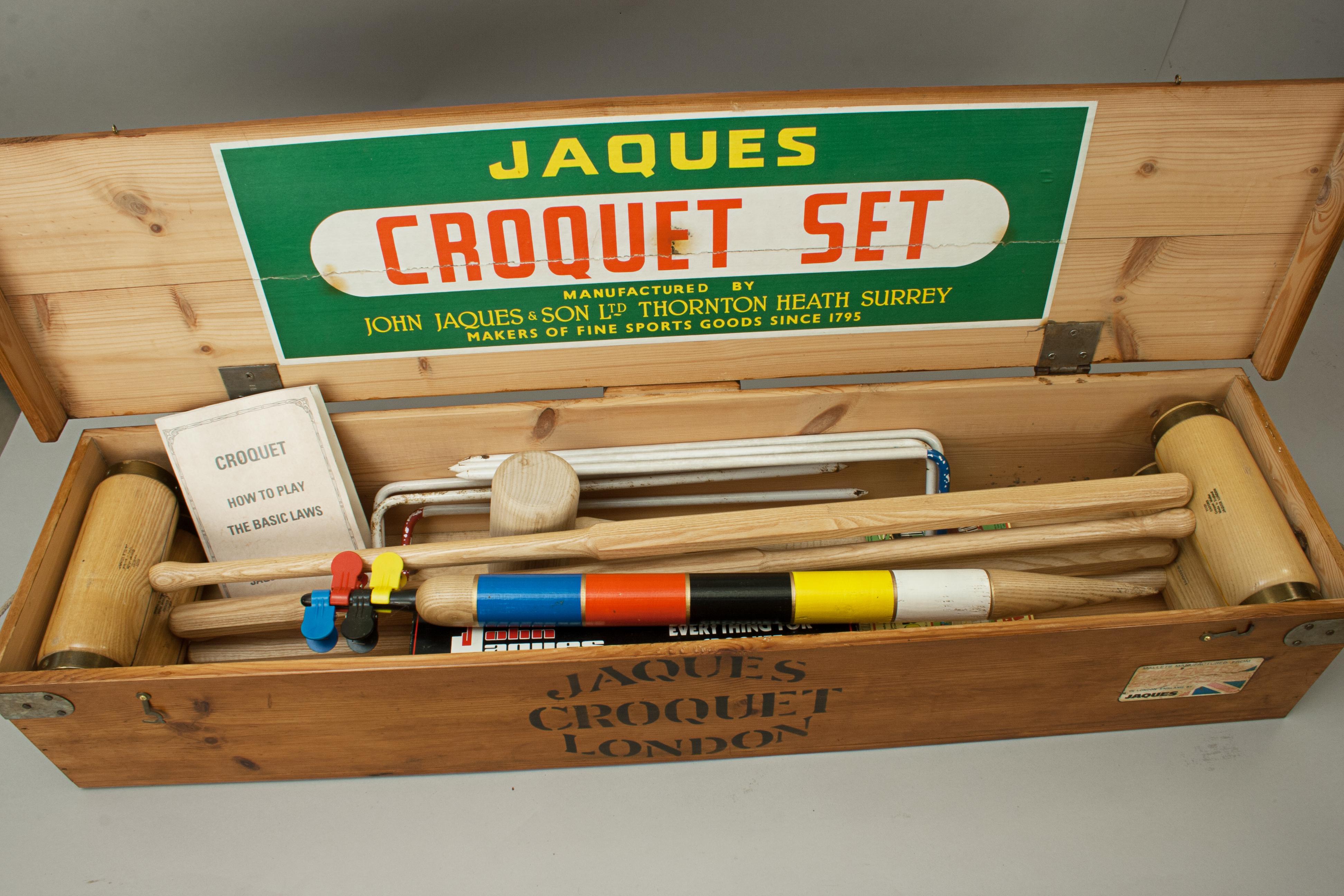 jaques croquet set for sale