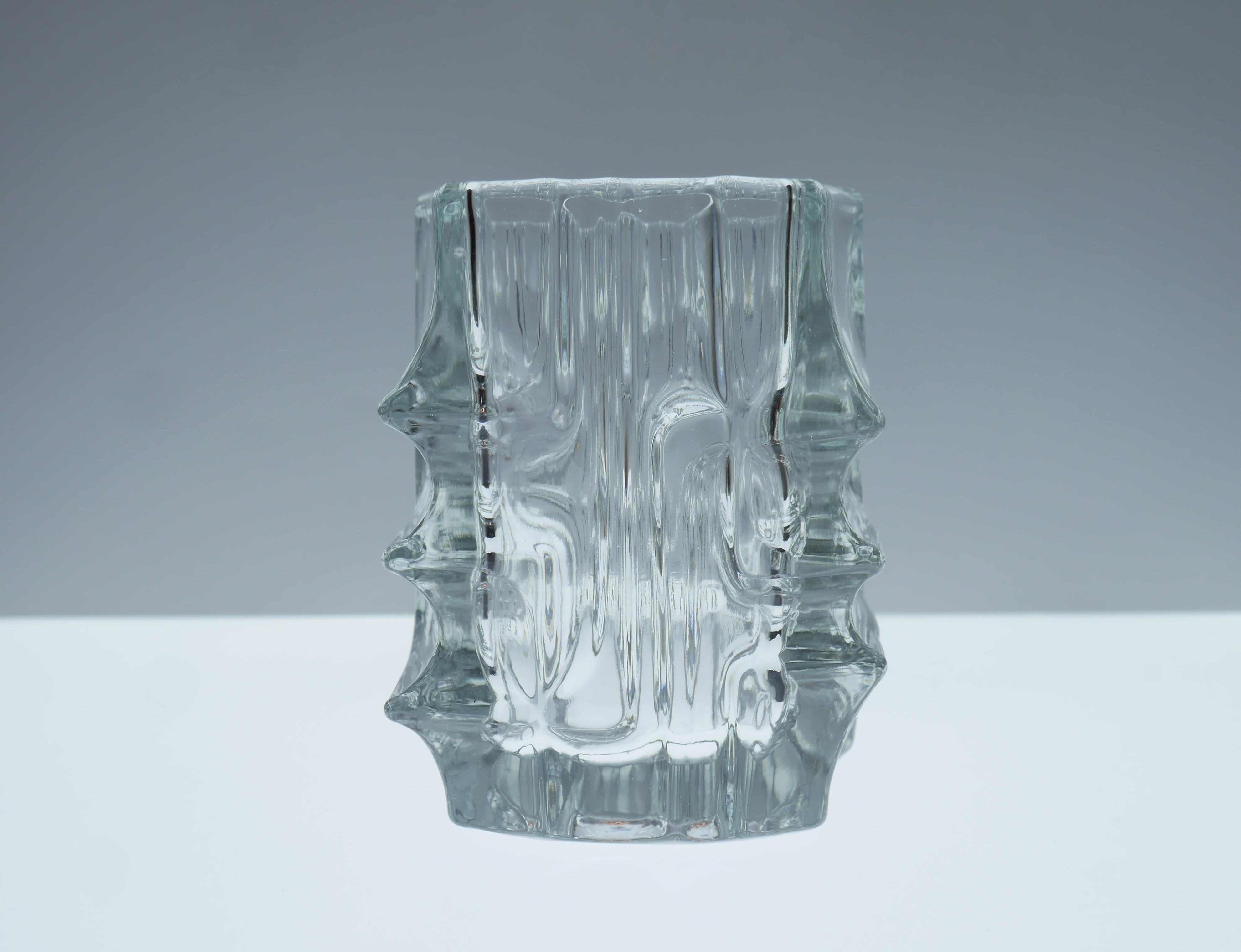 Vintage Jardiniere Glass Vase, Known as 