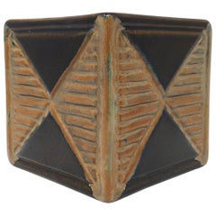 Vintage Jaru Ceramic Triangular Sculpture