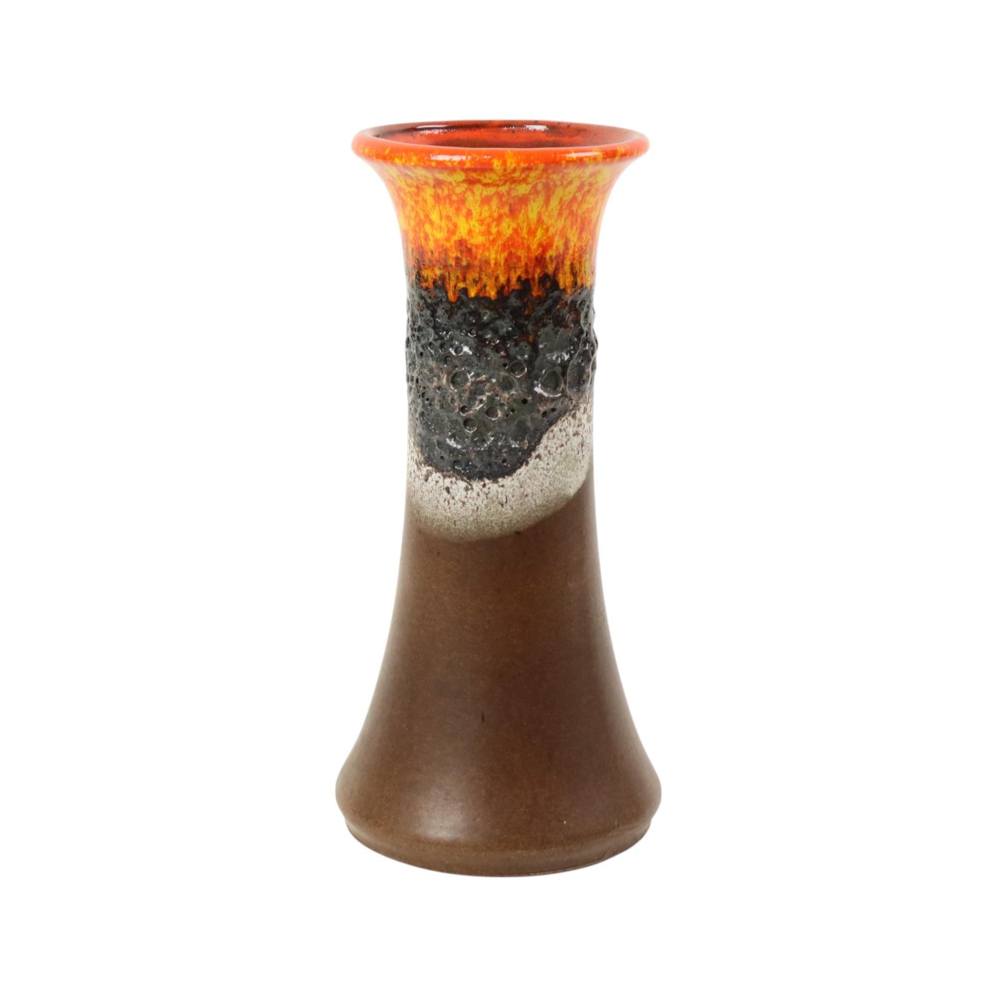 Tedesco Vaso Jasba d'epoca in lava grassa Ceramica Germania Ovest 02010-24 in vendita