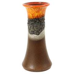 Vintage Jasba-Vase Fat Lava Westdeutschland Keramik 02010-24, Vintage