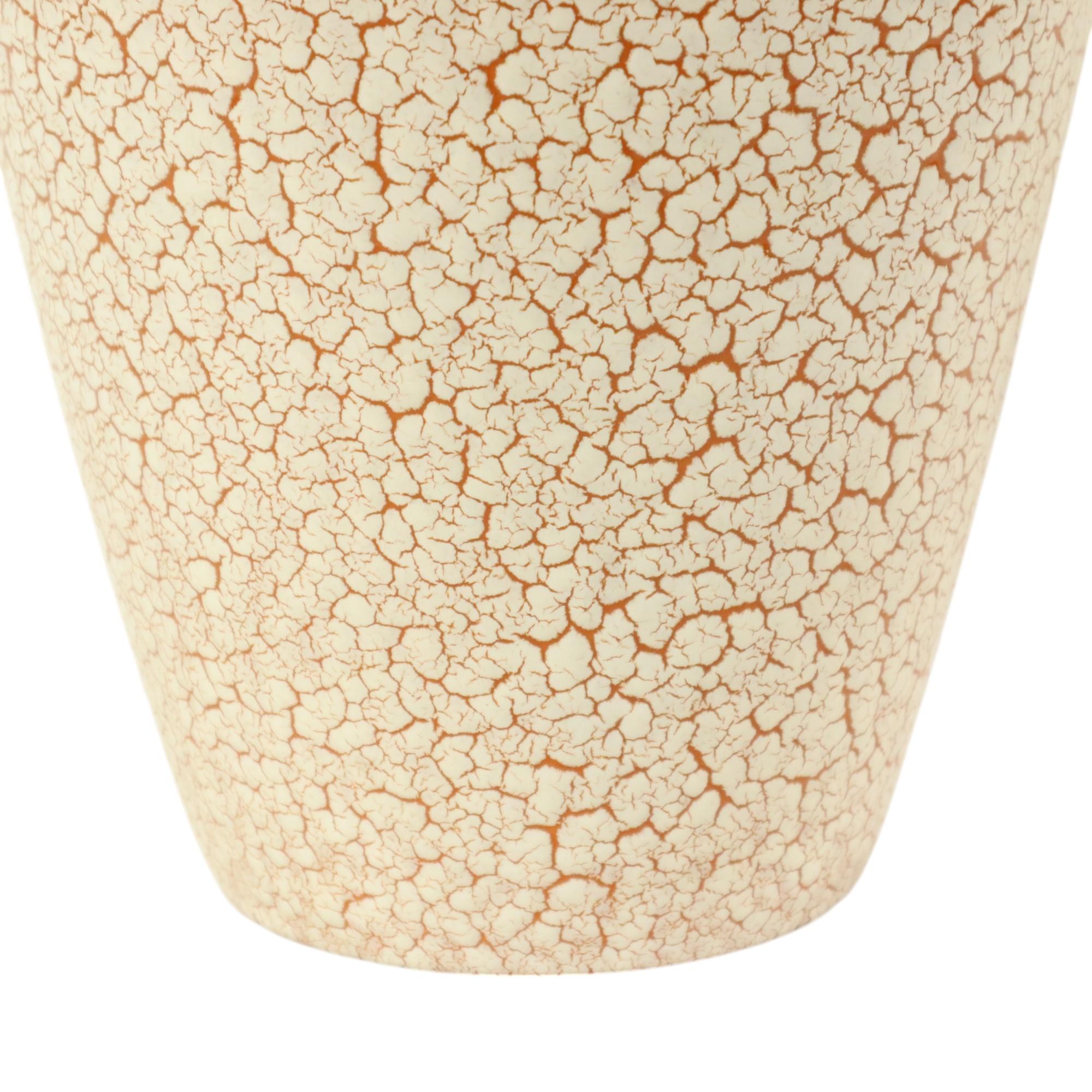 Vaso Jasba d'epoca Germania Ovest Ceramica Craquelé 106-35 in vendita 1