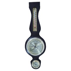 Vintage Jason Banjo Weather Barometer Hygrometer Thermometer Japan 17"