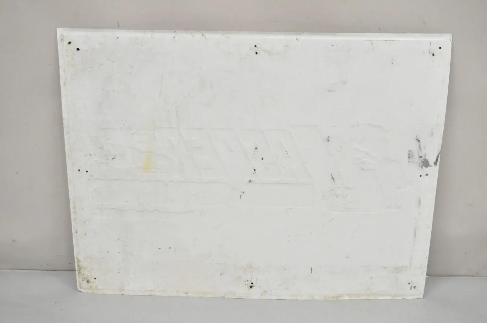 Vintage Jasper Engines & Transmissions Ken's Auto Repair Sheet Metal Retail Sign 2