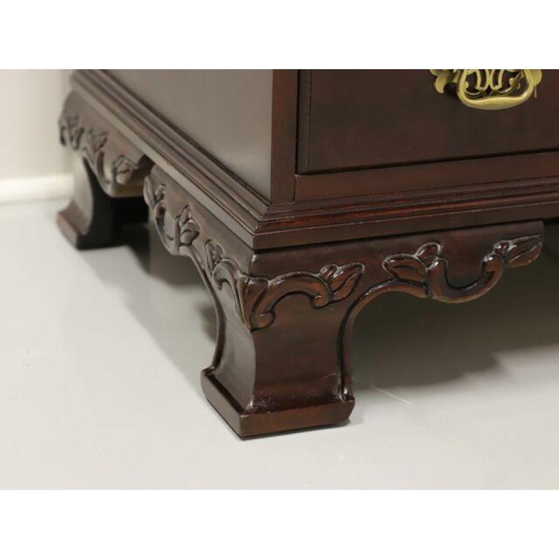 20th Century JASPER Solid Cherry Chippendale Style Secretary Desk