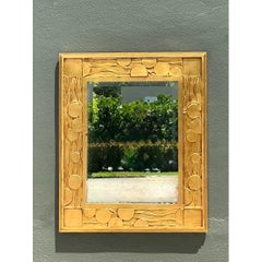 Deco Mirror Art déco vintage Jay Spectre doré