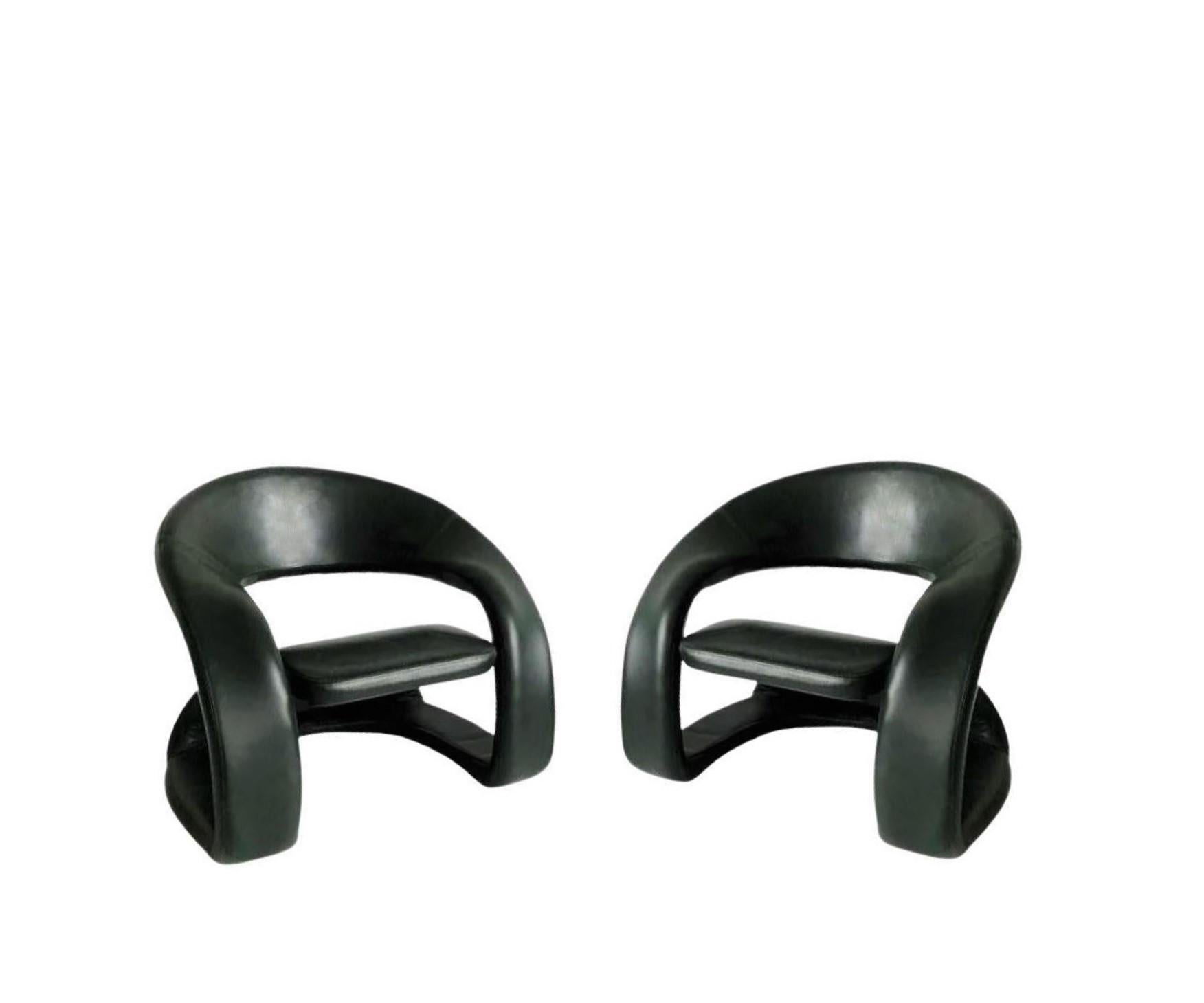 Moderne Chaises sculpturales Jaymar d'après Louis Durot et Pierre Paulin en vente