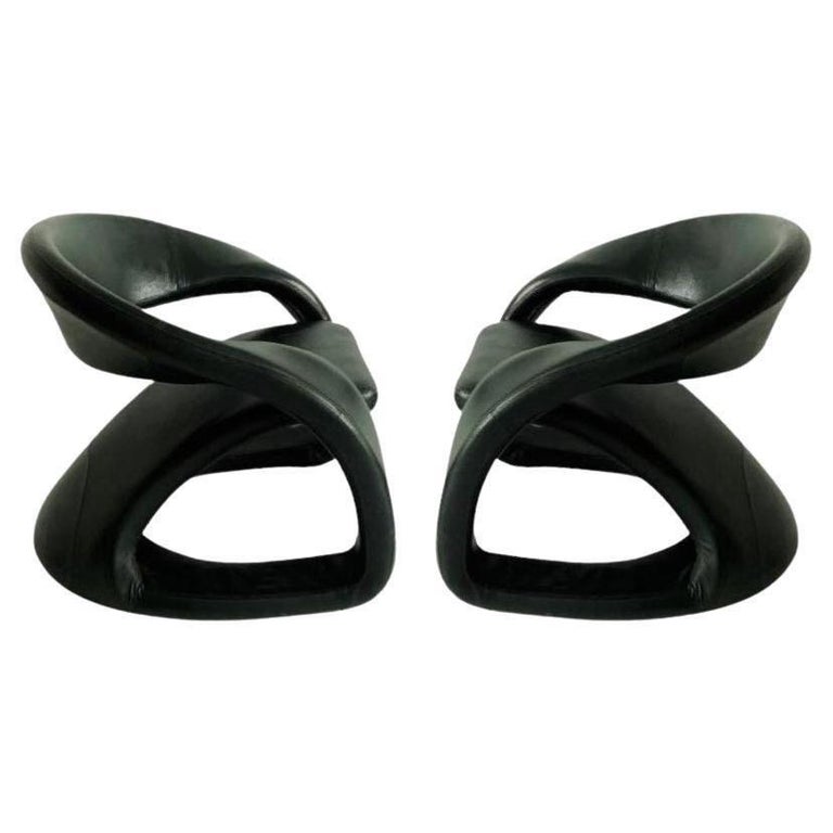 Vintage Jaymar Sculptural Chairs After Louis Durot & Pierre Paulin For Sale