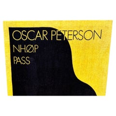 Vintage Jazz Montmartre Copenhagen Oscar Peterson Artwork