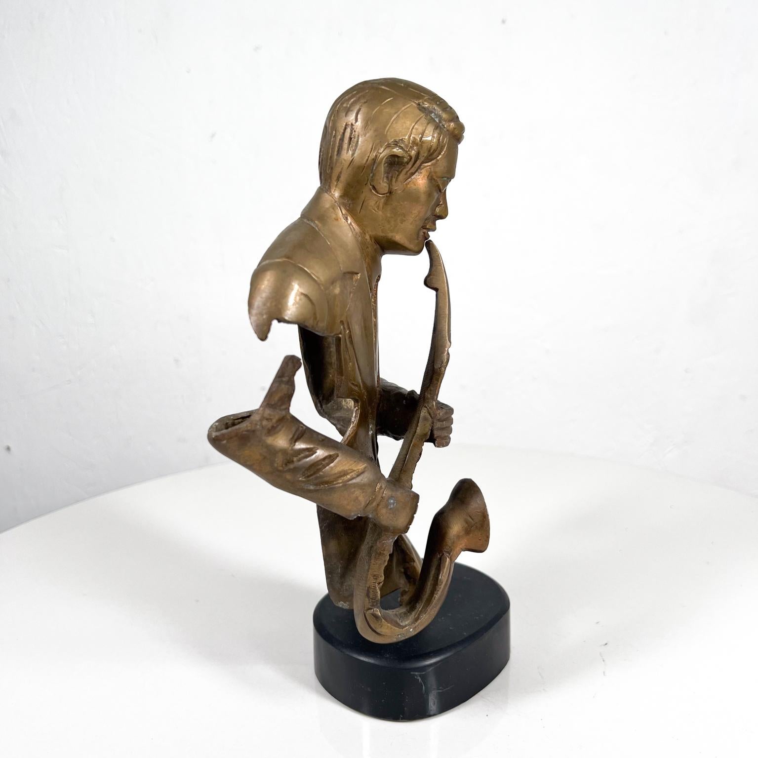Statuette de jazz d'un joueur de trombone, figurine art collection de jazz Statuette de jazz d'un joueur de trombone, figurine art collection de jazz