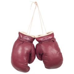 Vintage J.C. Higgins Leather Boxing Gloves, circa 1950-1960