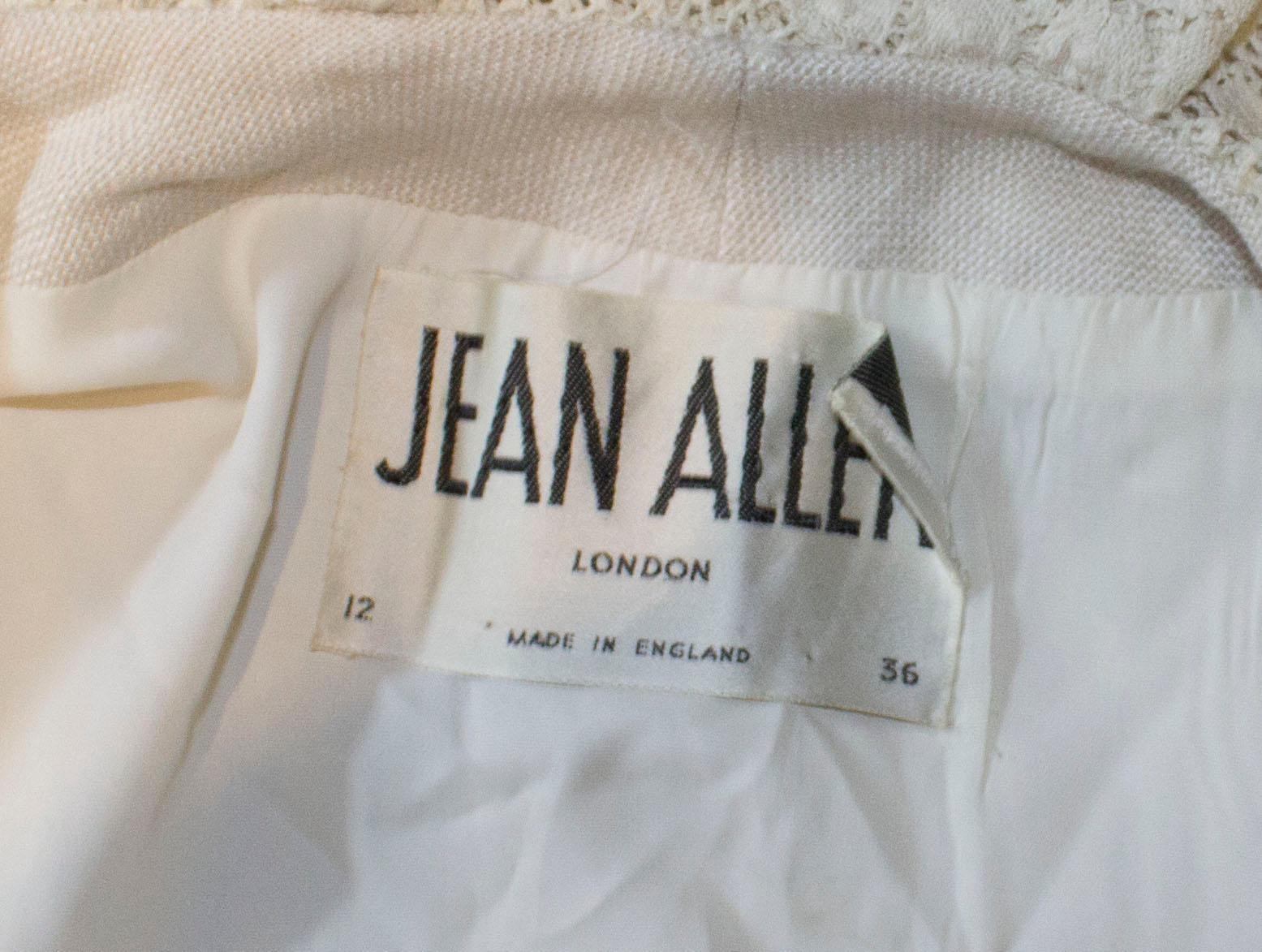 Vintage Jean Allen Long Dress and Matching Jacket For Sale 2