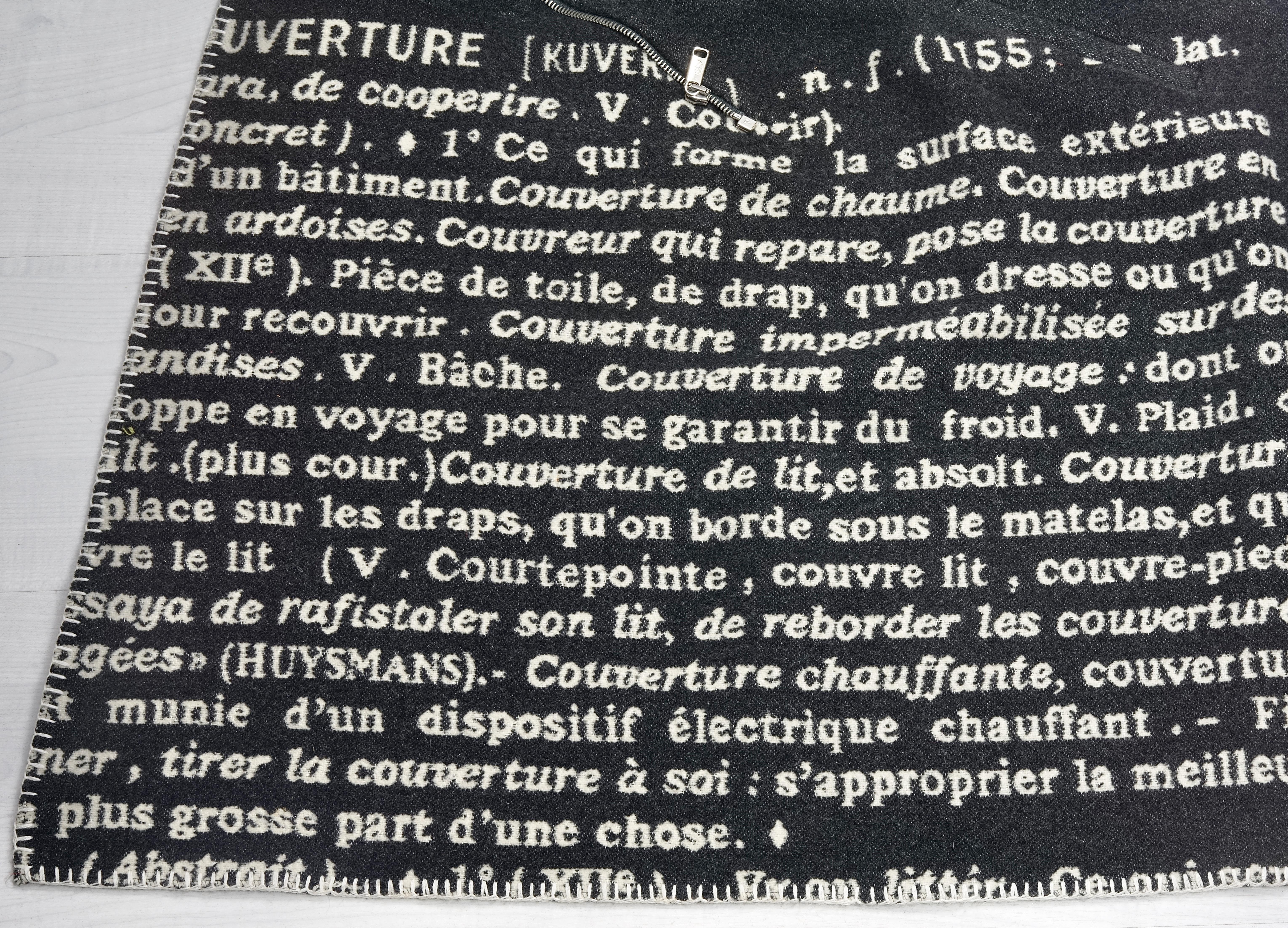 Vintage JEAN CHARLES de CASTELBAJAC Jupe portefeuille « Couverture » en laine fantaisie en vente 3