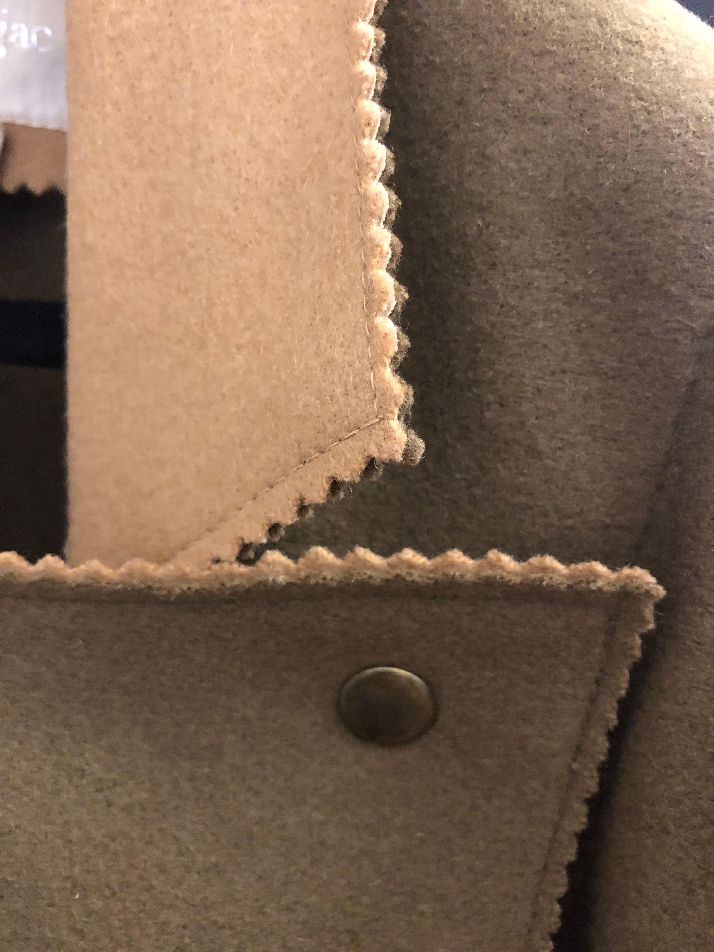 Women's Jean-Charles de Castelbajac Virgin Wool Two-Tone Embroidered Jacket