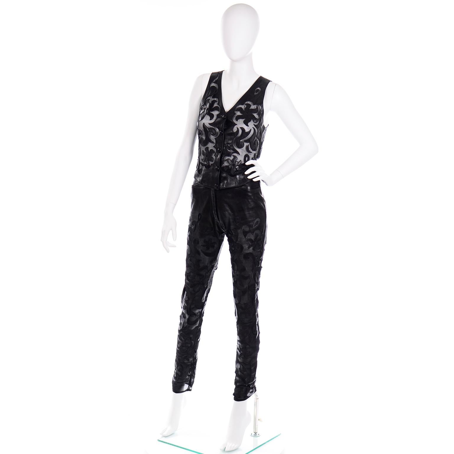 sheer show vest