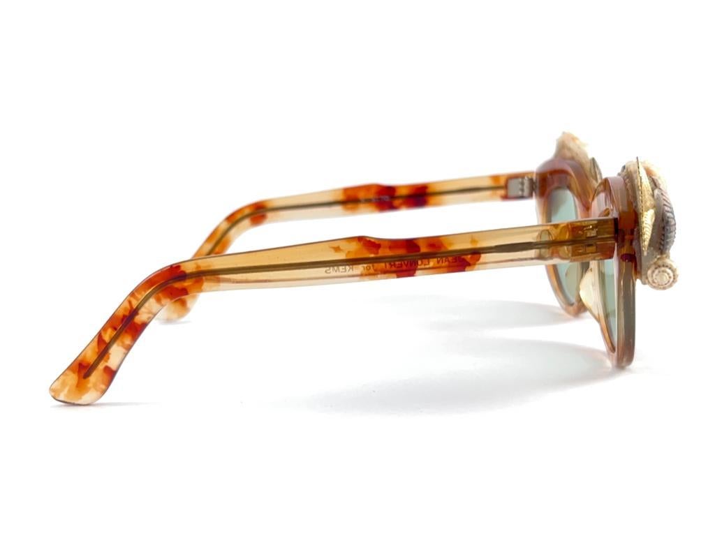 Lunettes de soleil vintage Jean LoNVERT pour Kems œil de chat, fabriquées en France, années 1980 en vente 6