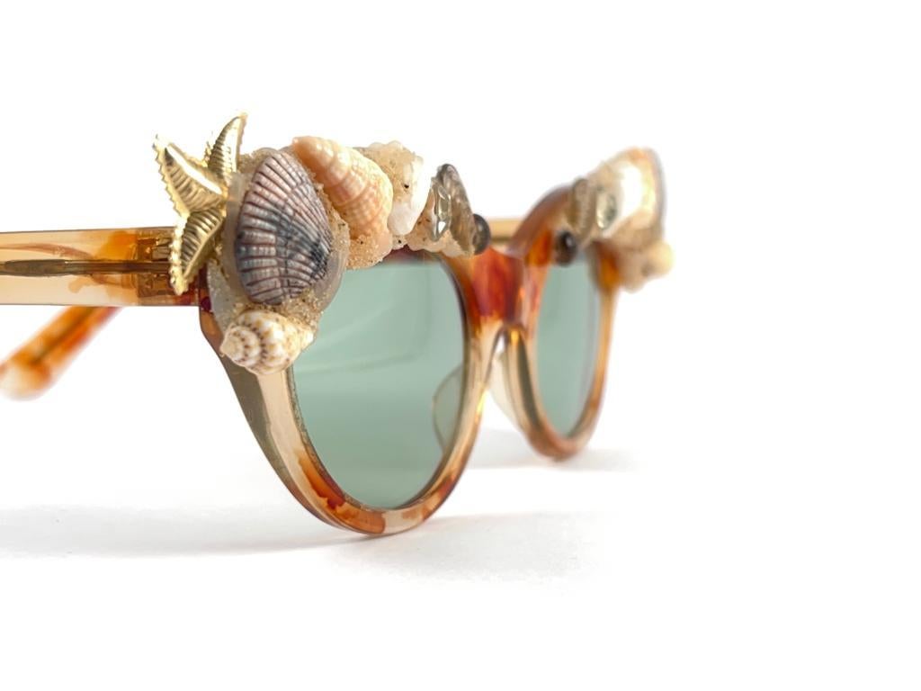 Lunettes de soleil vintage Jean LoNVERT pour Kems œil de chat, fabriquées en France, années 1980 en vente 8