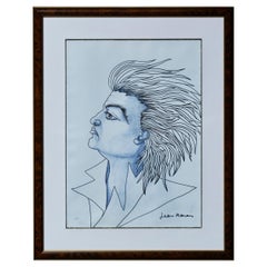 Jean Marais Lithographie zum Kostbaren Preis, Vintage
