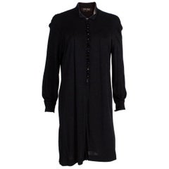  Vintage Jean Muir Black Tunic Dress