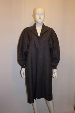 Vintage Jean Muir Mainline Wool Check Coat